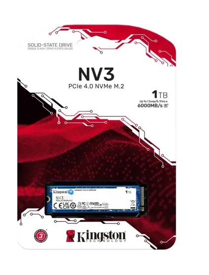 DISCO SOLIDO SSD KINGSTON SNV3S 1000GB M.2 NVME PCIE 4,0