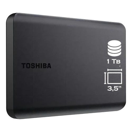 DISCO EXTERNO 1TB USB  3,0 TOSHIBA CANVIO