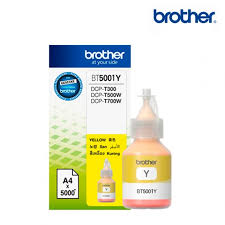 CARTUCHO  PWT BROTHER BT5001Y AMARILLO 250 cm3 P/T300/T500W
