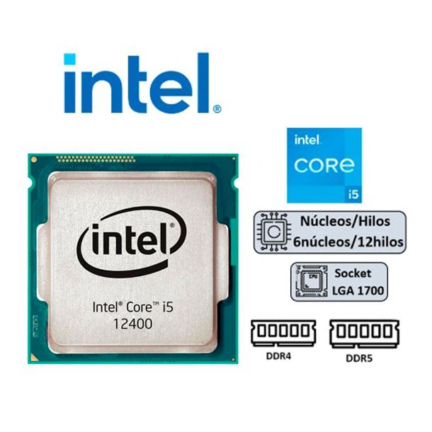 Cpu Intel Core I5 12400 12Va Gen S1700 Box