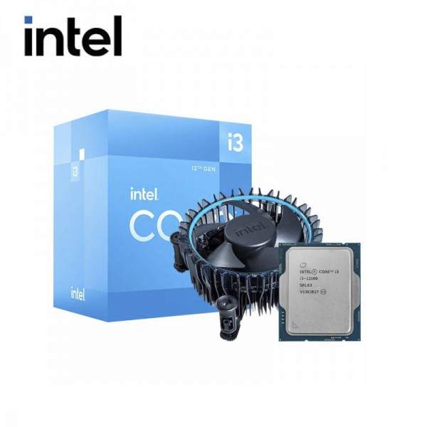 CPU INTEL CORE I3 12100 12va gen s1700  BOX  BX8071512100