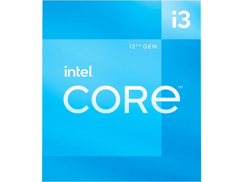 CPU INTEL CORE I3 12100F 12va gen s1700  BOX  BX8071512100
