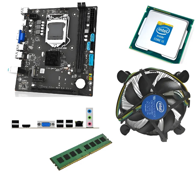 MOTHERBOARD OASYS Ddr3 M.2 Usb3.0 Hdmi Vga + CPU INTEL CORE I5 4590  + COOLER