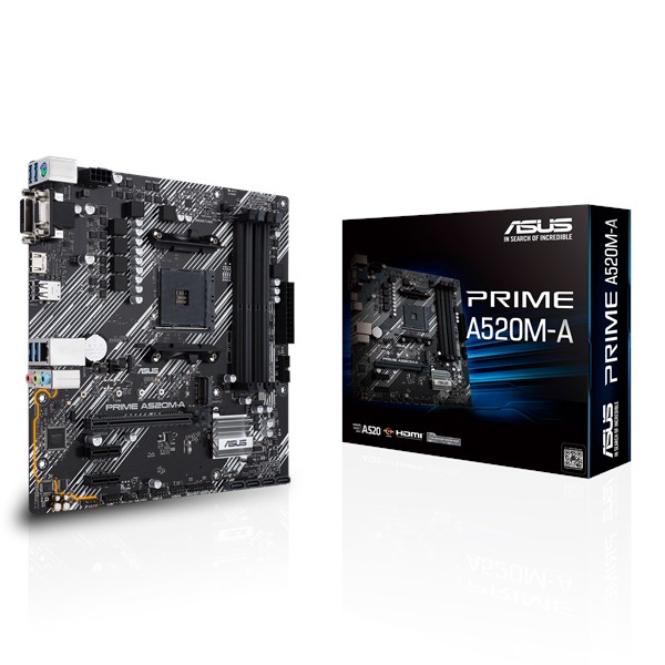 MB ASUS PRIME A520M-K DDR4  HDMI  3rd Gen AMD Ryze