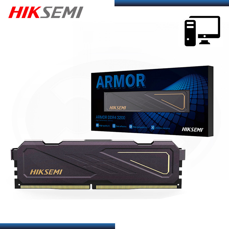 MEMORIA DDR4 16GB MB 3200 HIKSEMI CON DISIPADOR