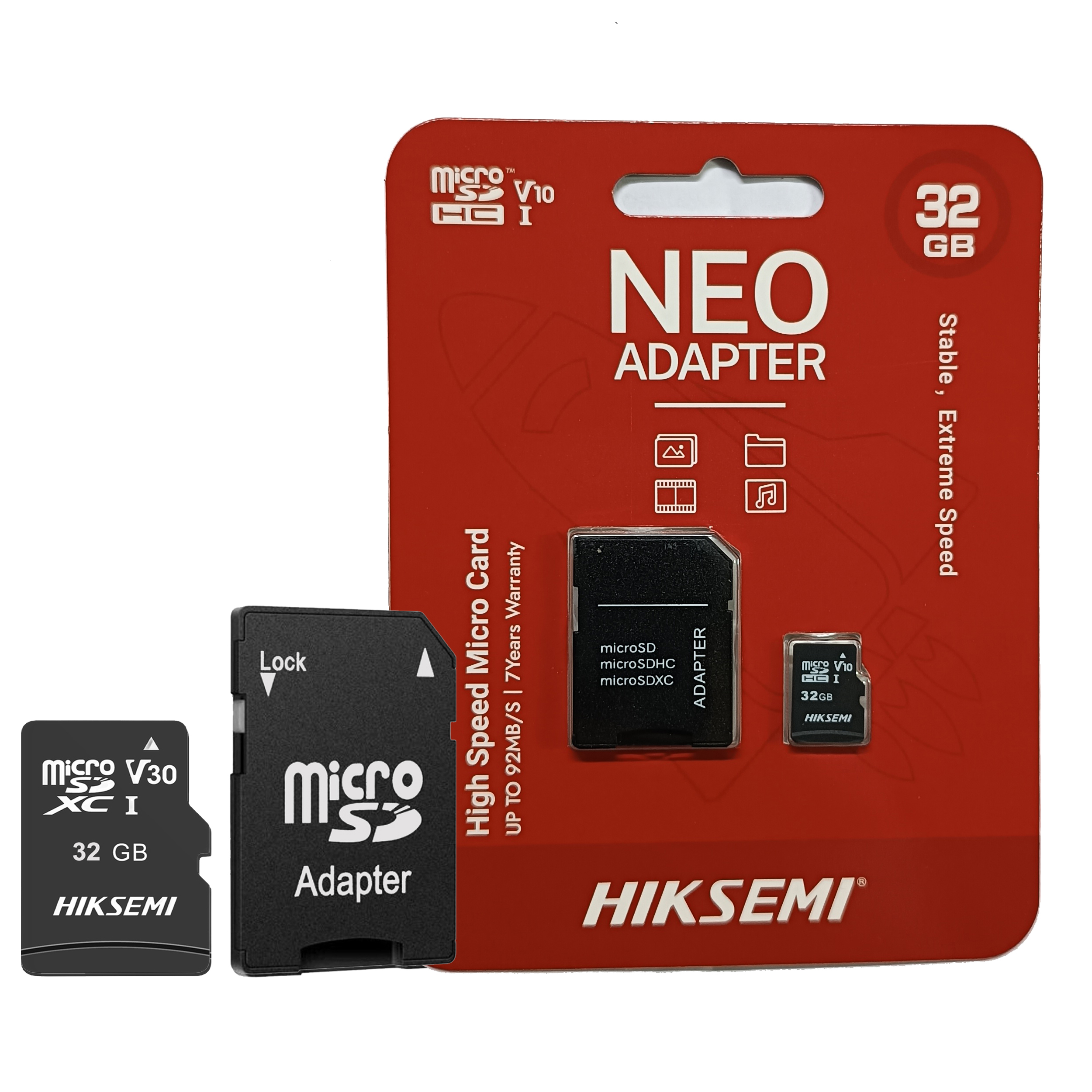 MEMORIA 16GB  HIKSEMI MICROSD CLASS 10 C/ADAPTADOR