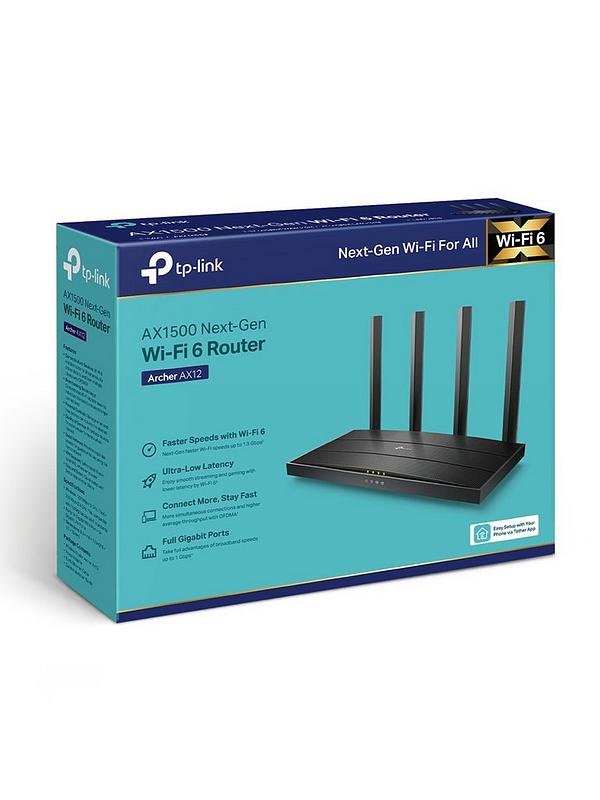 ROUTER TP LINK INALAMBRICO ARCHER AX12 WIFI 6 AX1500