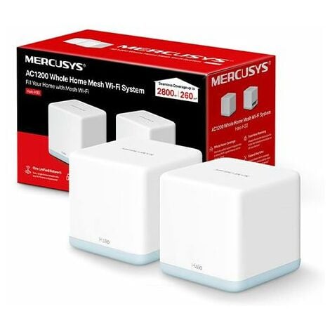 RED Extender H30  Pack de 2 Mesh para ISP Mercusys AC1200 Wifi
