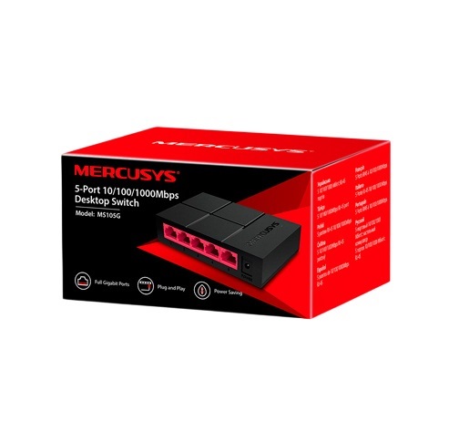 SWITCH Mercusys MS105G GIGA  5P  MiniDesktop