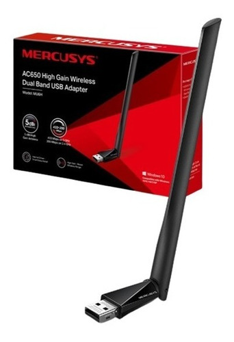 PLACA DE RED WIFI MU6H MERCUSYS USB  AC650 C ANTENA