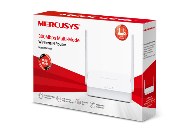 ROUTER INALAMBRICO MW302R Mercusys by TPLink 300Mbps N 2 Ant