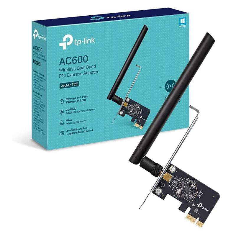 PLACA DE RED WIFI ARCHER T2E PCIX AC600 1 Ant inte