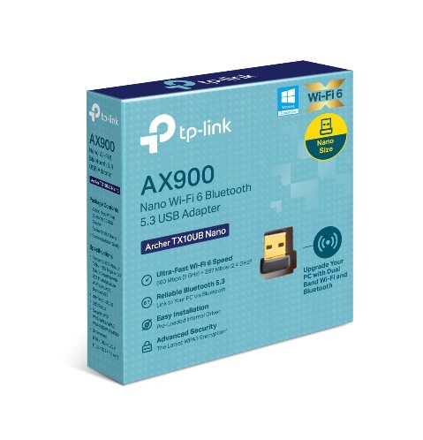 PLACA DE RED WIFI TP-LINK TX10UB NANO AX900 WIFI6