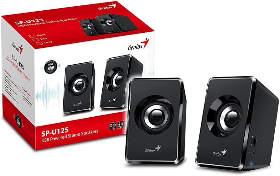 PARLANTE GENIUS SP-U125 NEGRO