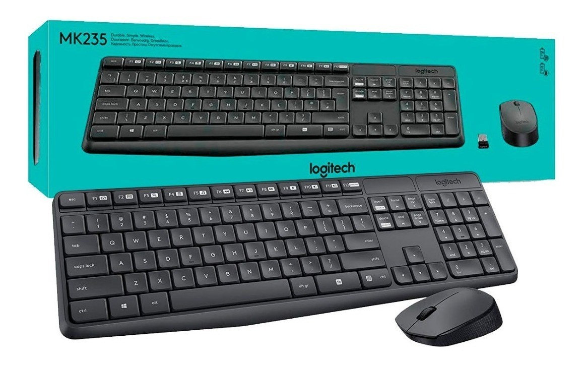 TECLADO  + MOUSE LOGITECH  WIRELESS   MK235 920-00