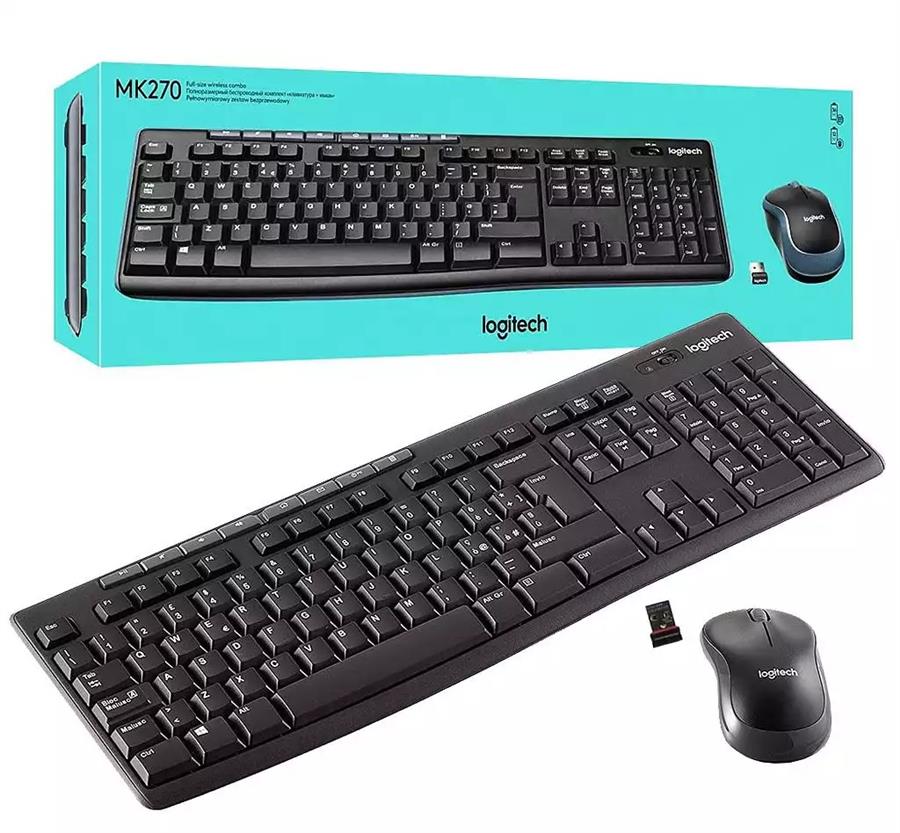 TECLADO  + MOUSE LOGITECH  WIRELESS   MK270