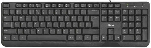 TECLADO TRUST ZIVA MEDIA ESPA�OL GAMER RGB