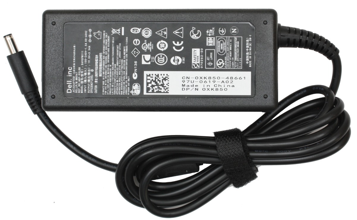 CARGADOR NOTEBOOK DELL  19,5V 3,34A 4,5*3,0MM 65W ORIGINAL */*
