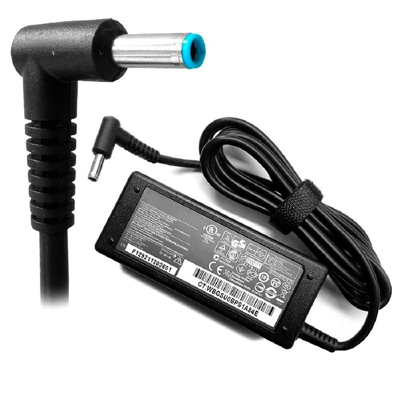 CARGADOR NOTEBOOK HP pin fino azul  - 19.5V 3.32 A 4.�3  65W ORIGINAL */*