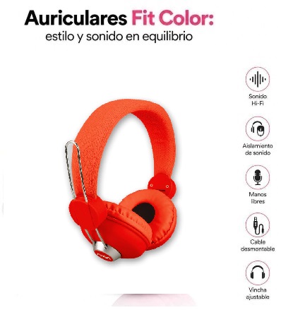 AURICULAR  CON MICROFONO  NOGANET X-2670RJ 1 jack