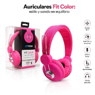AURICULAR  CON MICROFONO  NOGANET X-2670RS 1 jack