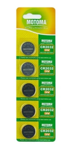PILA BATERIA CR2032 3v. Blister X 5 Motoma