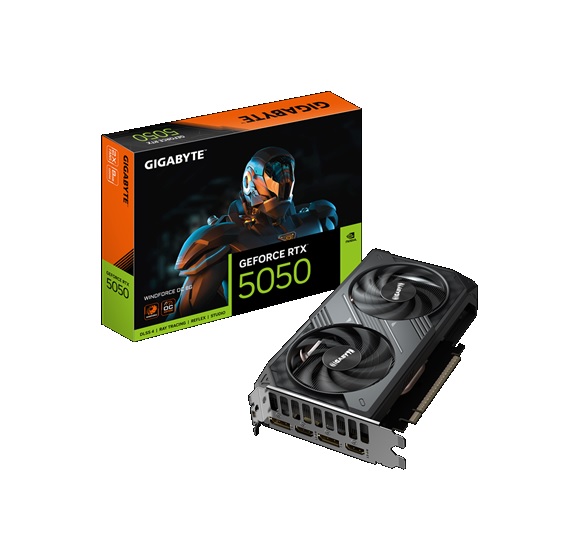 VGA Gigabyte GeForce RTX 5050 WINDFORCE OC 8G